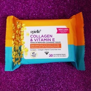 3/$12 Collagen Vitamin E Makeup Remover‎ Cleansing